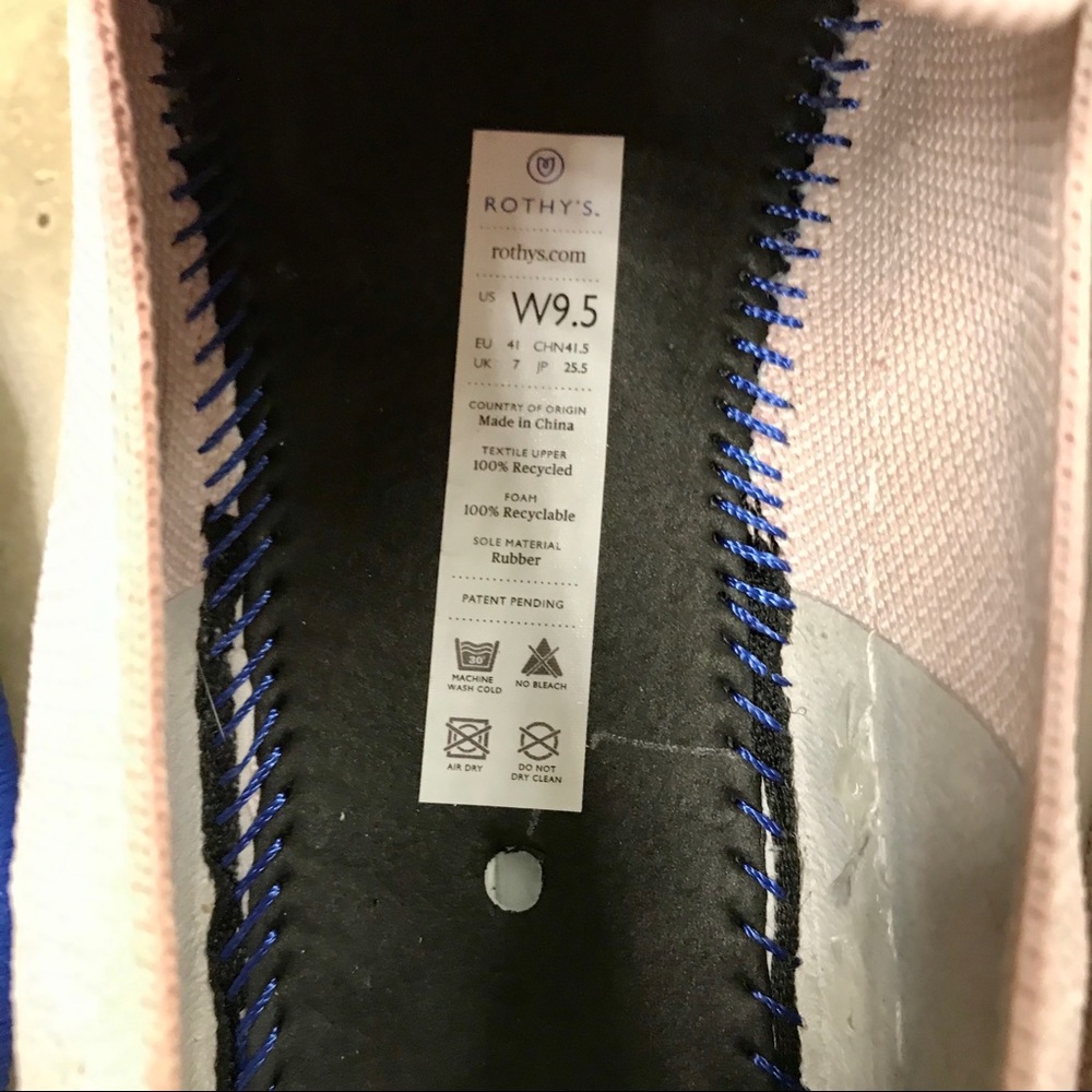 SOLD Rothy’s sneakers, Washed Pink - Picture 3 of 6